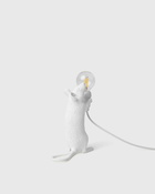 Seletti Mouse Lamp Step Resin Lamp   Standing Usb White - Mens - Lighting