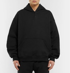 Fear of God - Oversized Loopback Cotton-Jersey Hoodie - Black