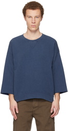 visvim Blue Jumbo SB 3/4 DMGD Sweatshirt