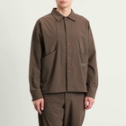 Pas Normal Studios Men's Off-Race Tech Overshirt in Ash Brown