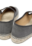 Castañer Padau Canvas Espadrille Flats Grey