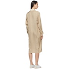 Loewe Beige Anagram Shirt Dress