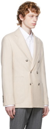 Brunello Cucinelli Beige Classic Blazer