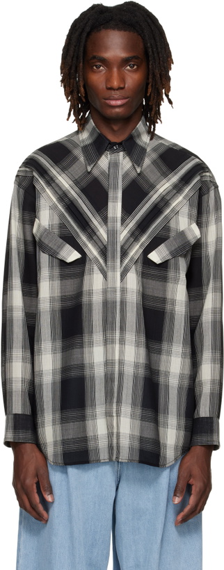 Photo: Stefan Cooke Black & Off-White Chevron Shirt