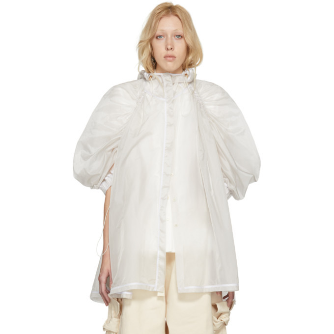 Photo: Ovelia Transtoto Off-White Transparent Clinical Parka