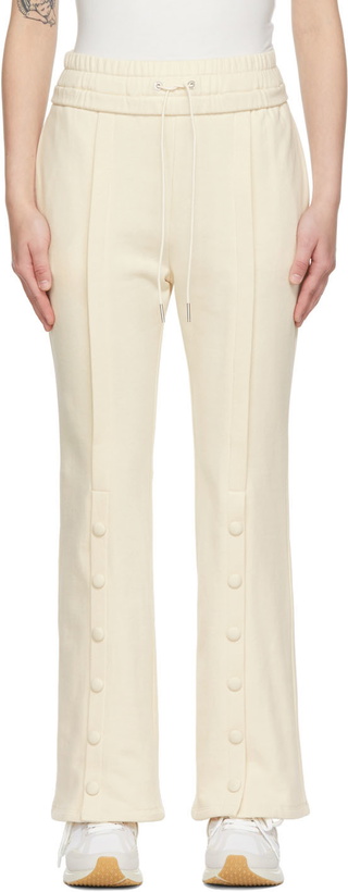 Photo: determ; Beige Cotton Lounge Pants