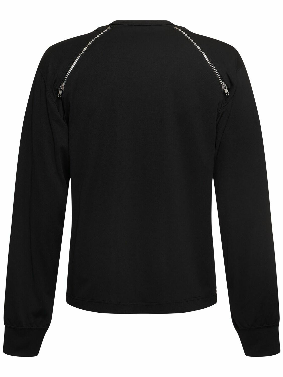 COMME DES GARÇONS HOMME PLUS Poly T-shirt with Zip Details Comme