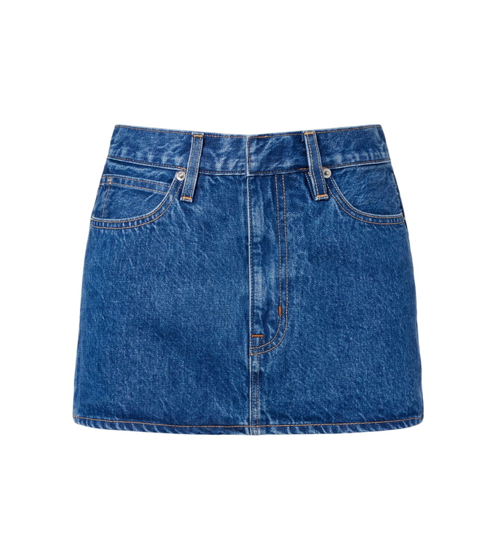 Photo: Slvrlake Micro denim miniskirt