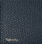 Valextra - Pebble-Grain Leather Bifold Cardholder - Men - Navy