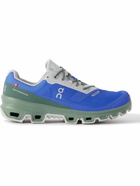 ON - Cloudventure Waterproof Rubber-Trimmed Coated-Mesh Running Sneakers - Blue