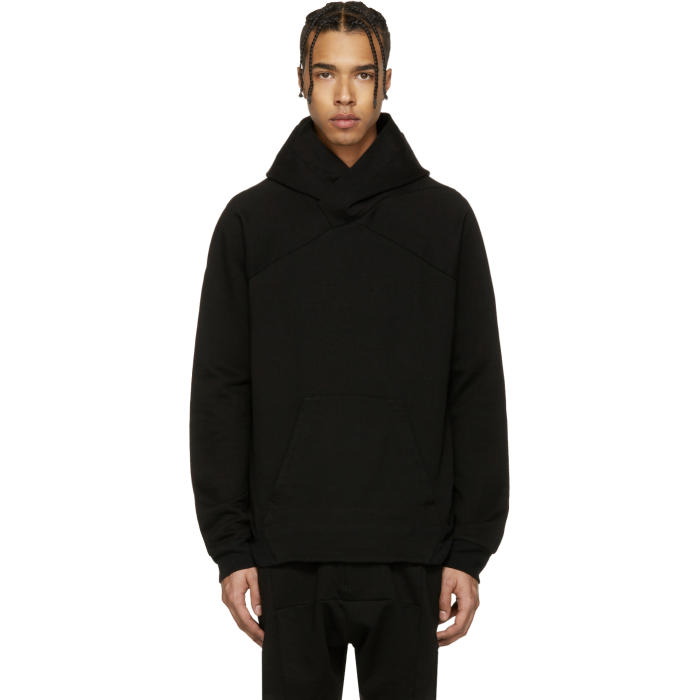 Photo: Julius Black Panelled Hoodie