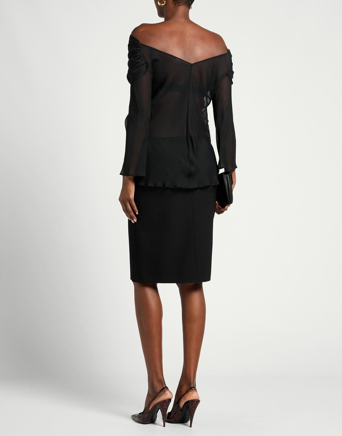 Semicouture Womens Top in Black