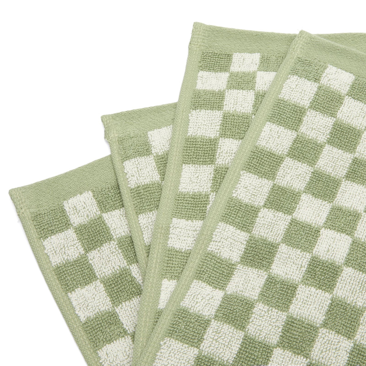 Baina Face Cloth Gift Set in Sage/Chalk 
