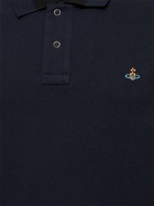 VIVIENNE WESTWOOD - Logo Embroidery Cotton Piquet Polo