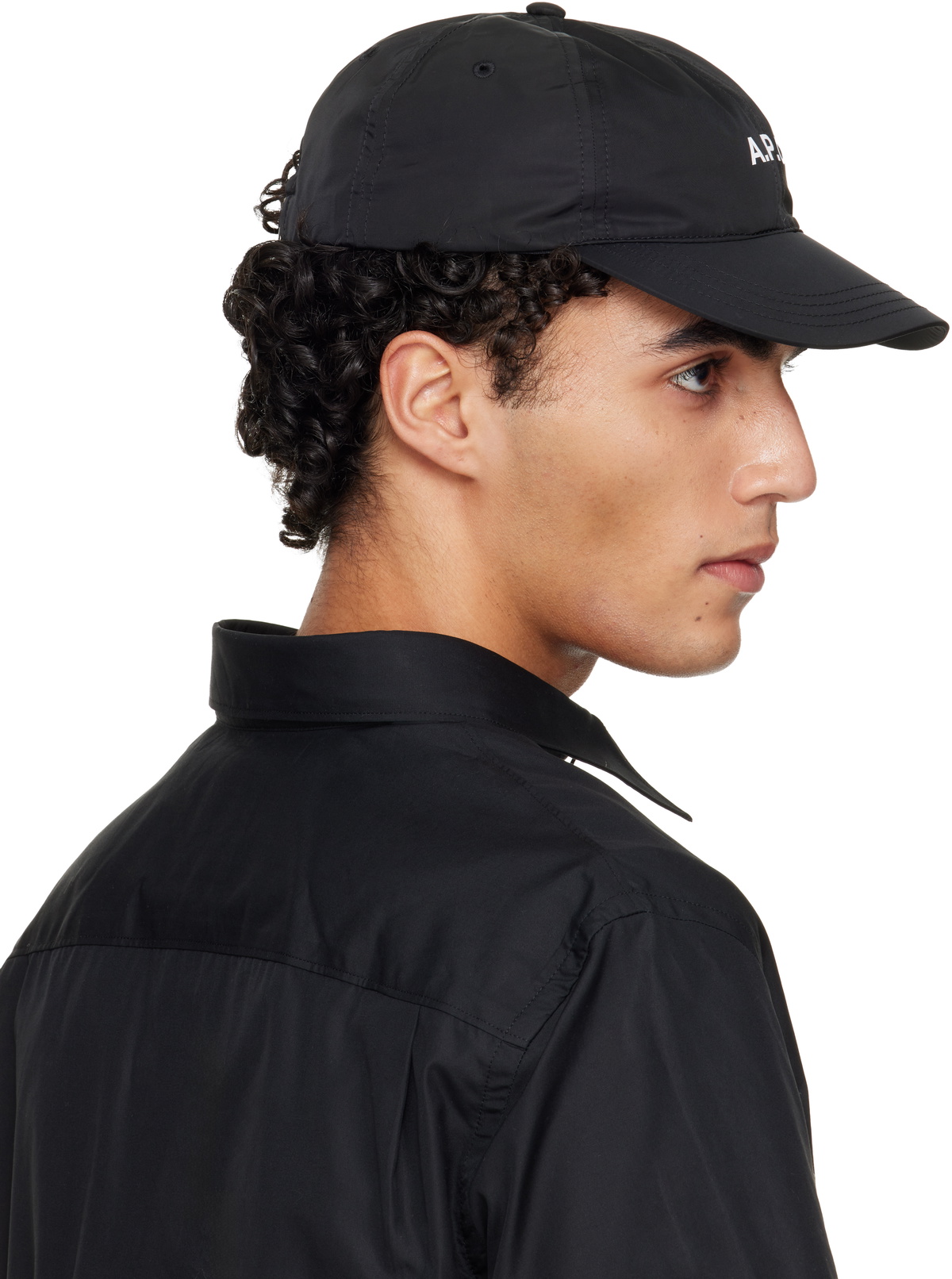 A.P.C. Black Charlie Cap