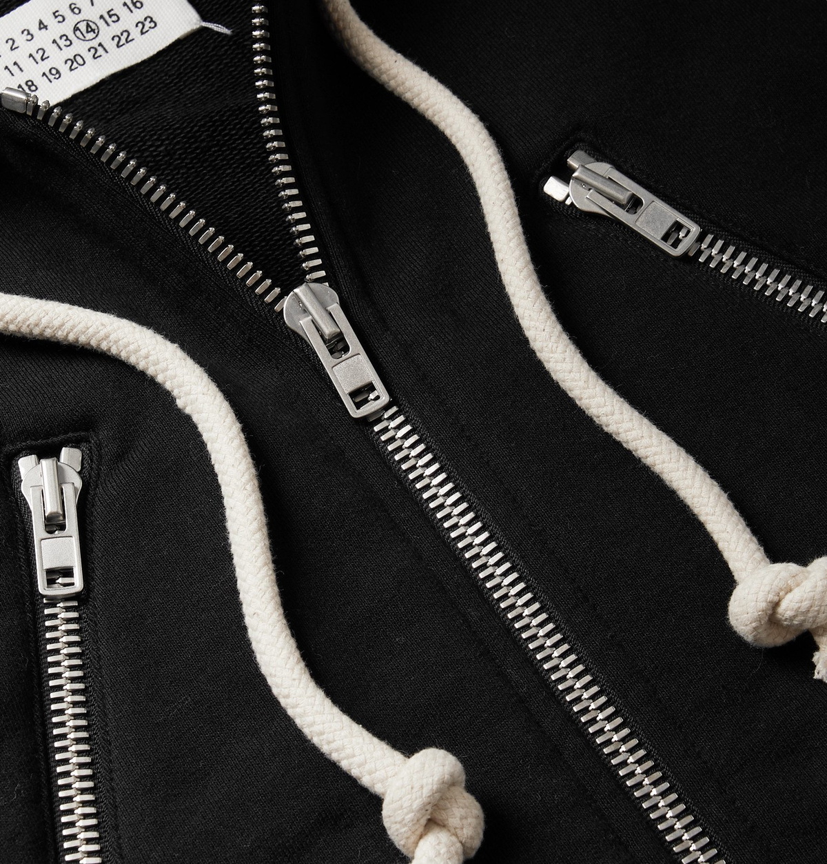 Maison Margiela - Loopback Organic Cotton-Jersey Zip-Up Hoodie