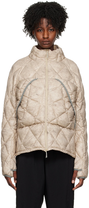 Photo: ROA Beige Quilted Down Jacket