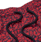 Vilebrequin - Mahina Mid-Length Printed Swim Shorts - Men - Red