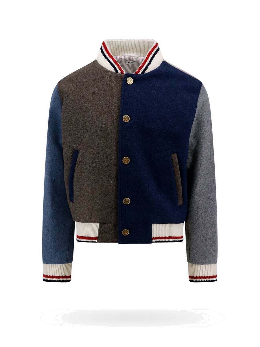 Thom Browne reversible puffer coat - Multicolour