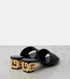 Givenchy G Cube leather mules