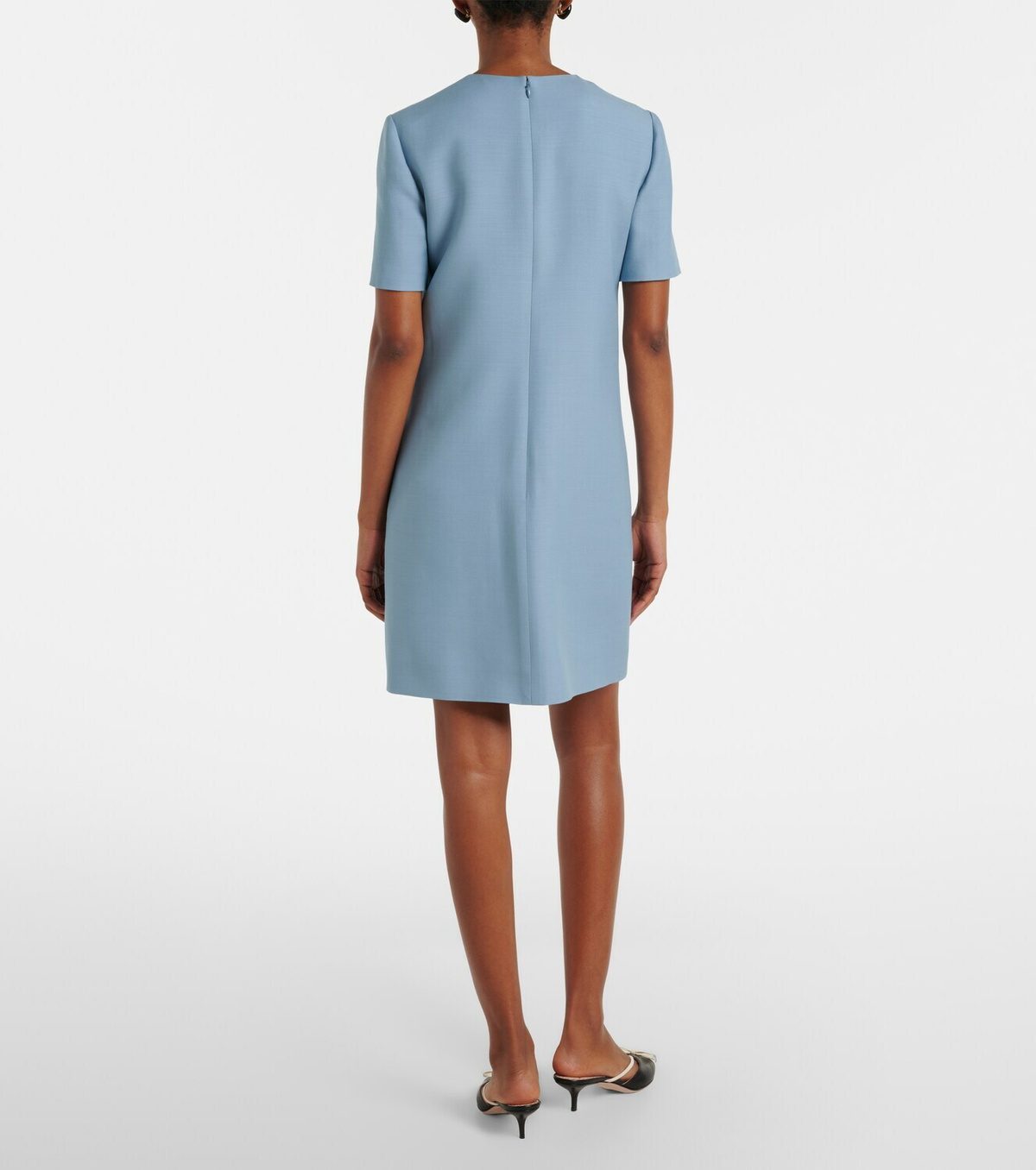 Valentino Crepe Couture bow-detail minidress