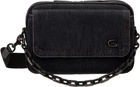 Coach 1941 Black Charter Flap Crossbody 24 Bag