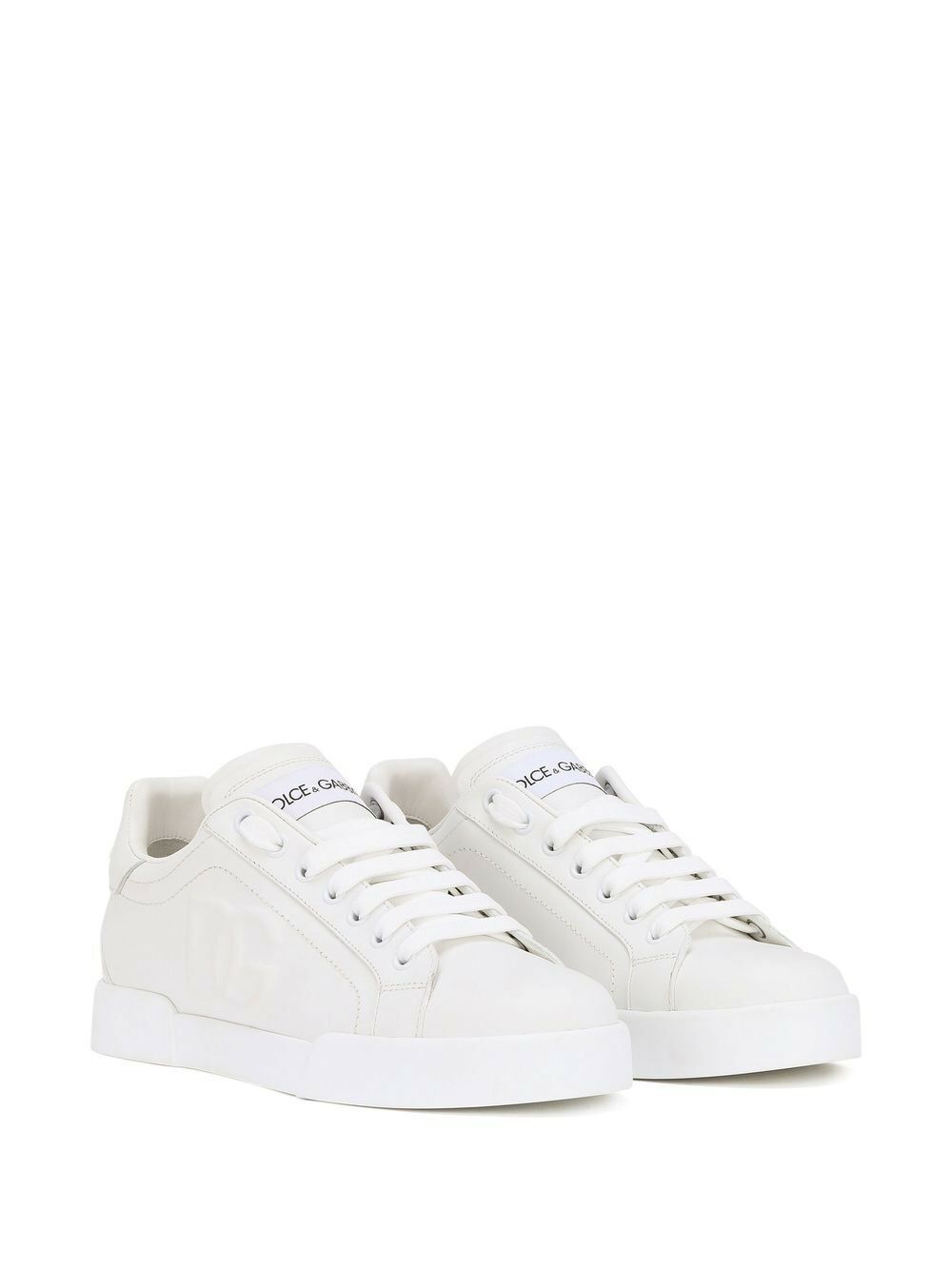 dolce & gabbana leather portofino sneakers