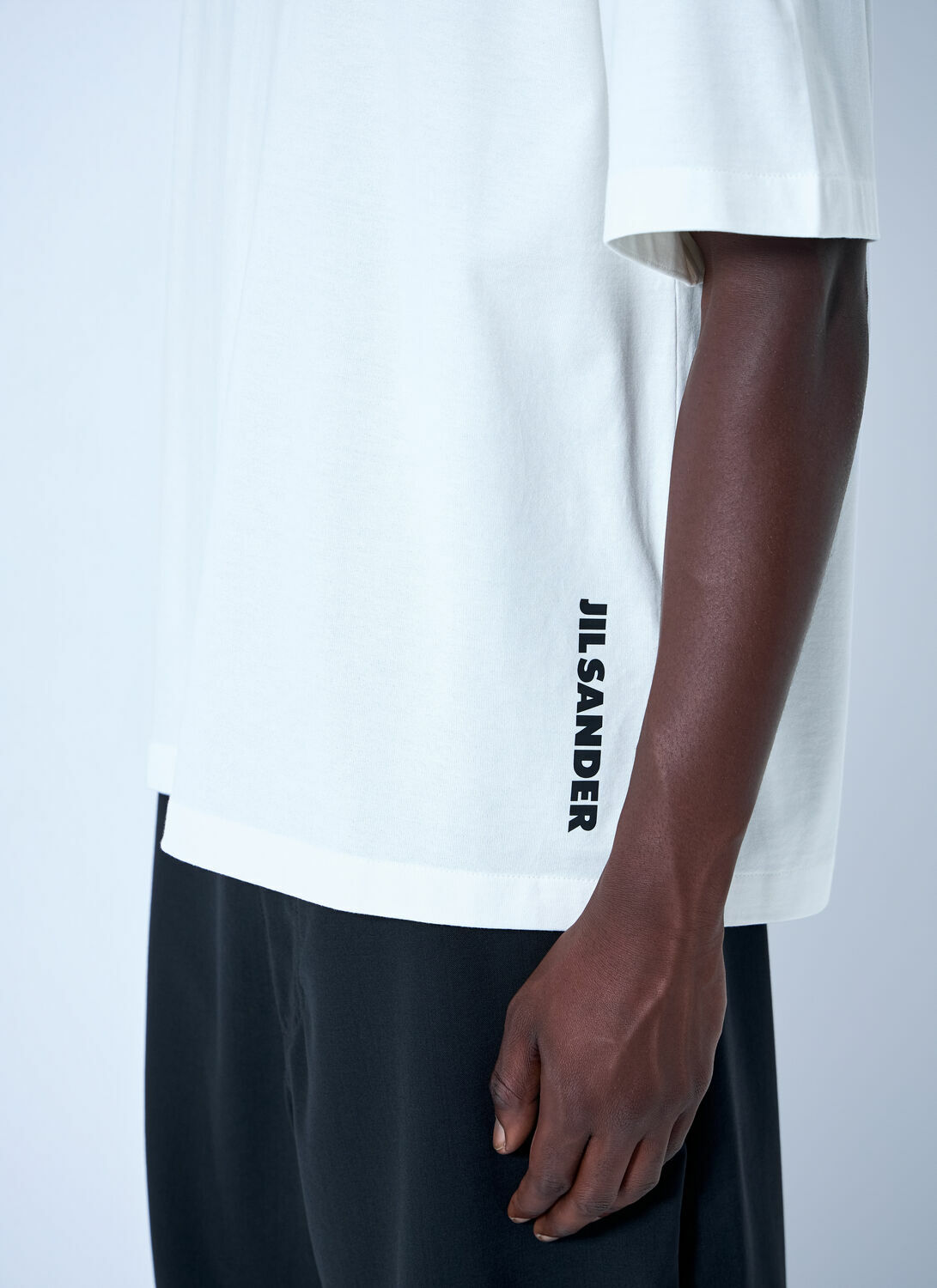 Jil Sander Cotton Jersey Crewneck T-Shirt