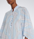Pucci Labirinto silk crêpe de chine kaftan