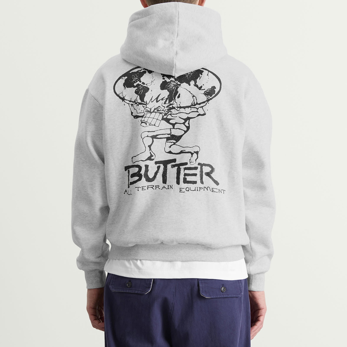 Butter Goods Men's Terrain Hoodie in Ash