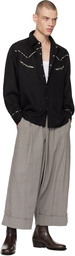 WACKO MARIA Black Western Shirt