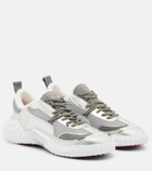 Christian Louboutin Mara suede and mesh sneakers