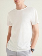 Club Monaco - Luxe Featherweight Cotton-Jersey T-Shirt - White