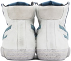 Diesel White & Blue S-Leroji Sneakers