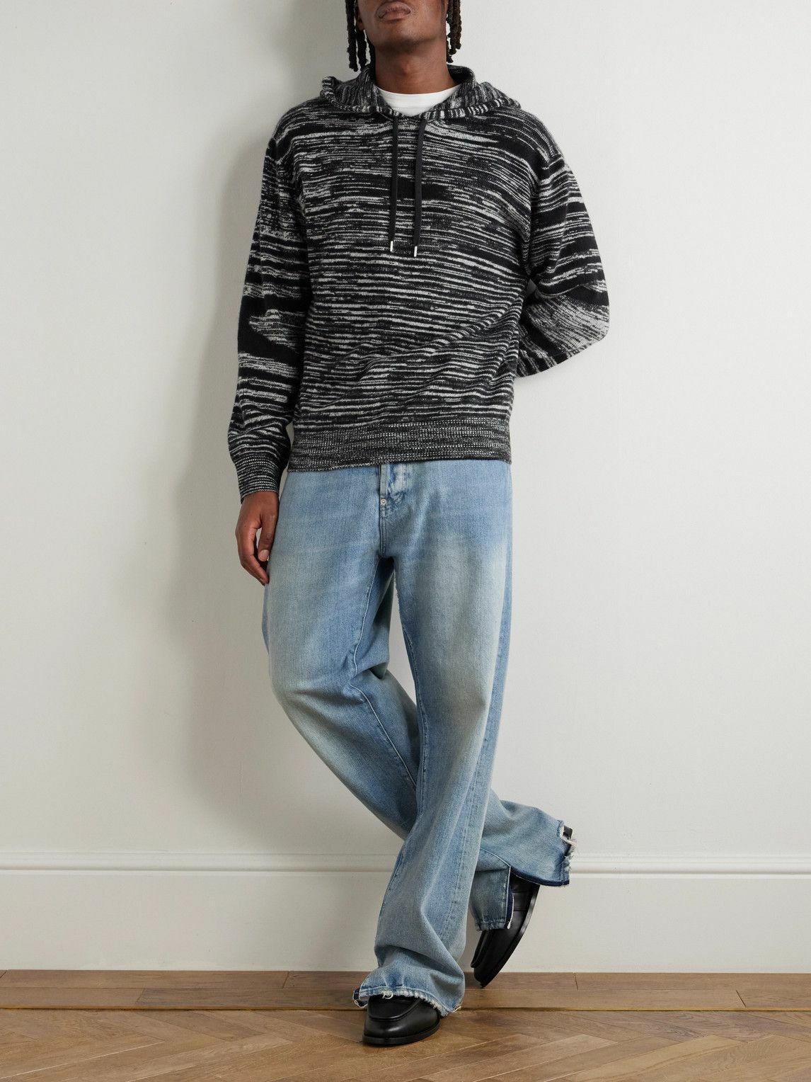 Missoni - Space-Dyed Cashmere Hoodie - Black