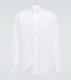 Givenchy - Plaque collar cotton shirt