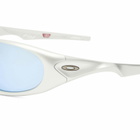 Oakley Neoforma Sunglasses in X-Silver/Prizm Deep Water Polarized 