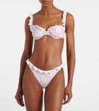 Bananhot Jena floral ruffled bikini top