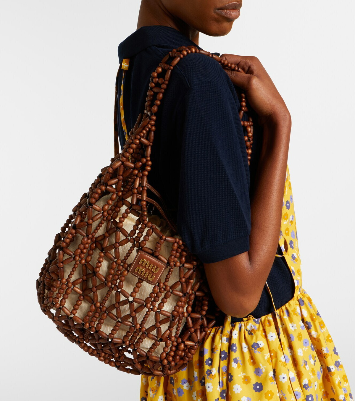 Miu Miu Beaded shoulder bag