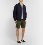 A.P.C. - Slim-Fit Cotton-Twill Cargo Shorts - Green