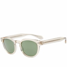 Oliver Peoples Sheldrake Sunglasses in Buff/Green C Vintage