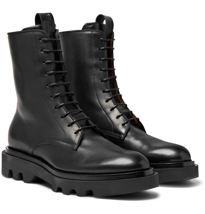 Photo: Givenchy - Cruz Trek Leather Boots - Black