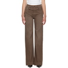 R13 Brown Flared Jeans