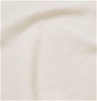 Tod's - Merino Wool and Silk-Blend Polo Shirt - Cream