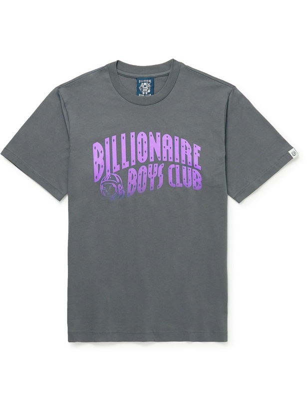 Photo: Billionaire Boys Club - Logo-Print Cotton-Jersey T-Shirt - Gray