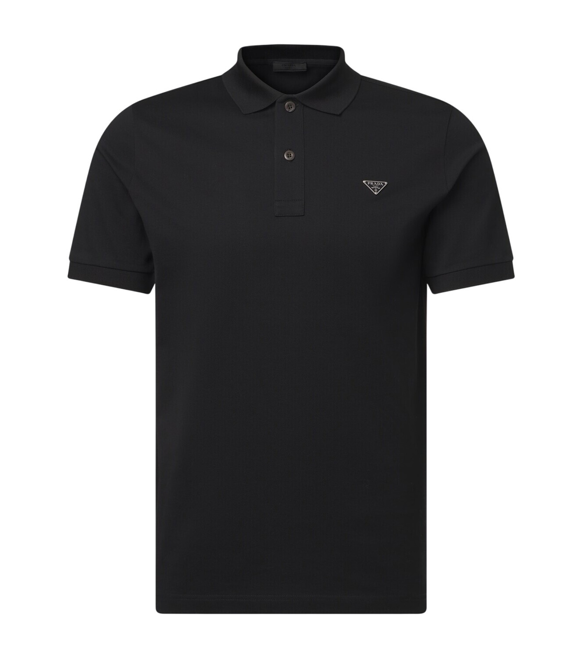 Prada Re-Nylon-trimmed cotton-blend polo shirt Prada