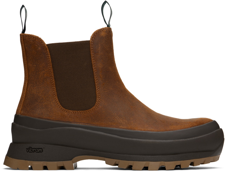 Photo: Polo Ralph Lauren Tan Logan Chelsea Boots