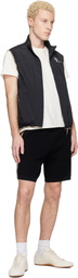Burberry Black Check Trim Shorts