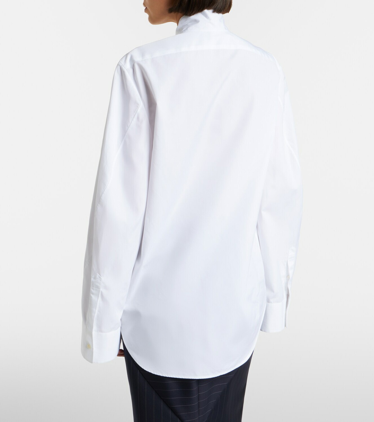 Givenchy Tie-neck cotton shirt