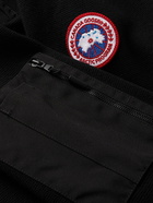 CANADA GOOSE - Stormont Slim-Fit CORDURA-Trimmed Merino Wool Half-Zip Sweater - Black - S